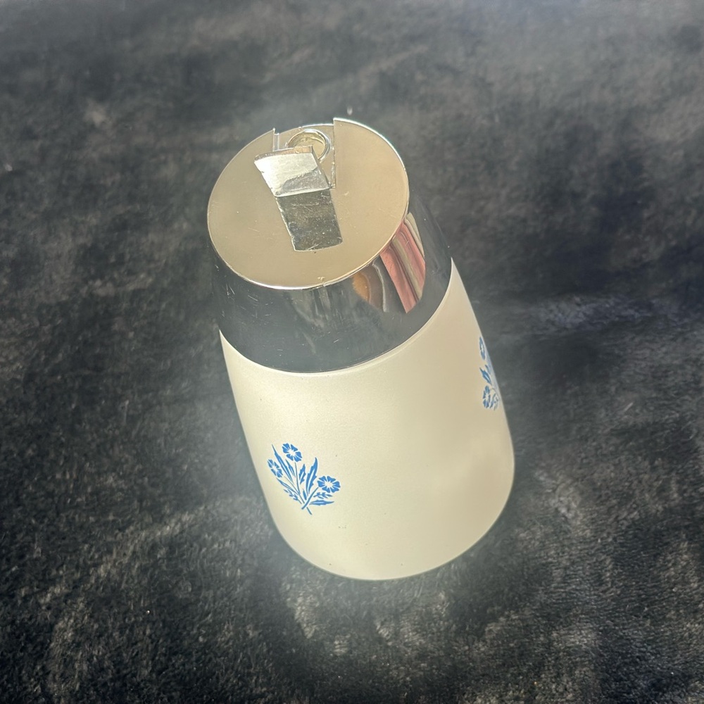 Blue Cornflower 1960’s Antique Vintage Rare Corningware sugar dispenser 6” - Picture 5 of 5